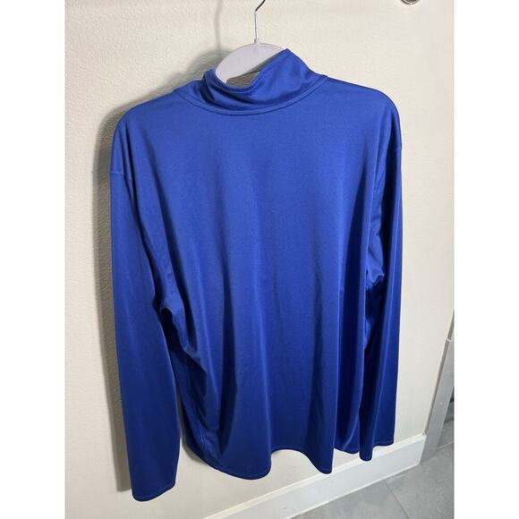 Blue Nike Dri-Fit Long Sleeve Pullover Sweatshirt Chicago Cubs Men's S Small - Picture 3 of 4